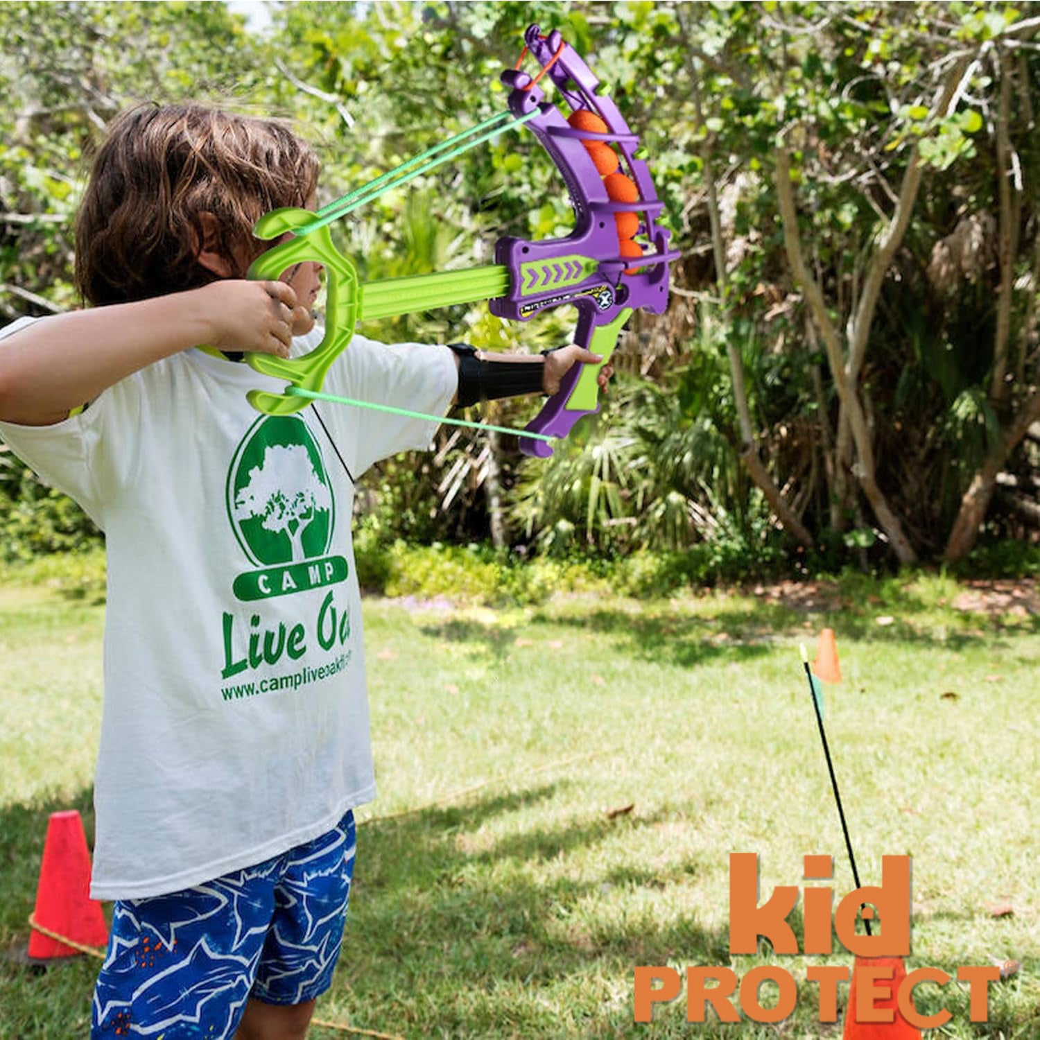 Set De Joaca Arc cu Bile Moi KidProtect Mini Archer Set De Joaca Arc cu Bile Moi KidProtect Mini Archer